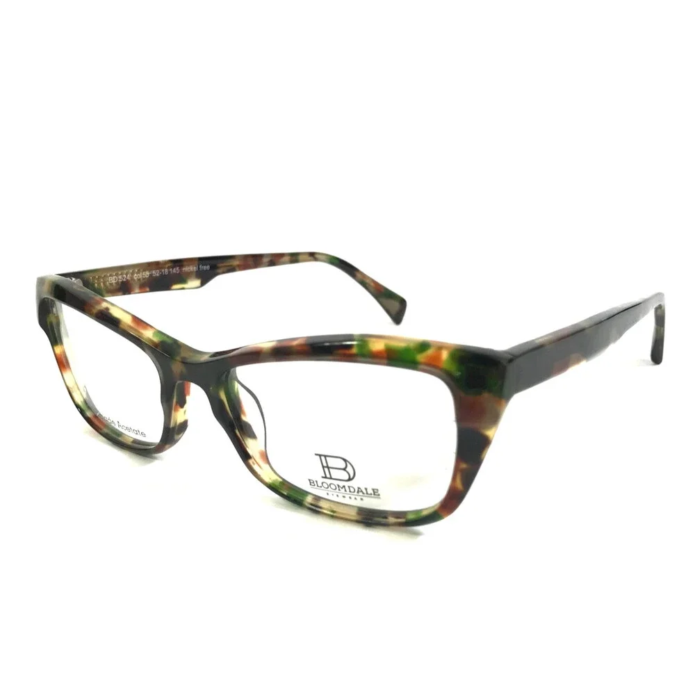 Bloomdale Eyewear Eyeglasses Frames BD524 Col.55 Tortoise Cat Eye 52-18-145